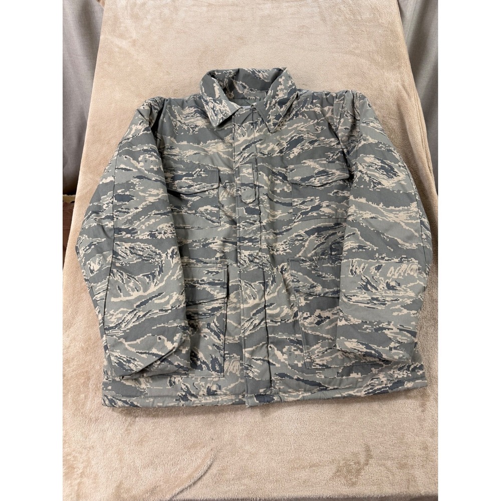 Dakota Outerwear ABU Insulated Mens L REG Chore‎ Parka Digital Camo Quilted EUC